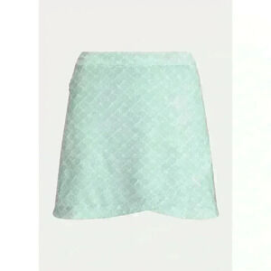 NEW! RLX Golf Ralph Lauren Women's M 17" Faux-Wrap Stretch Jersey Skort NWT $148